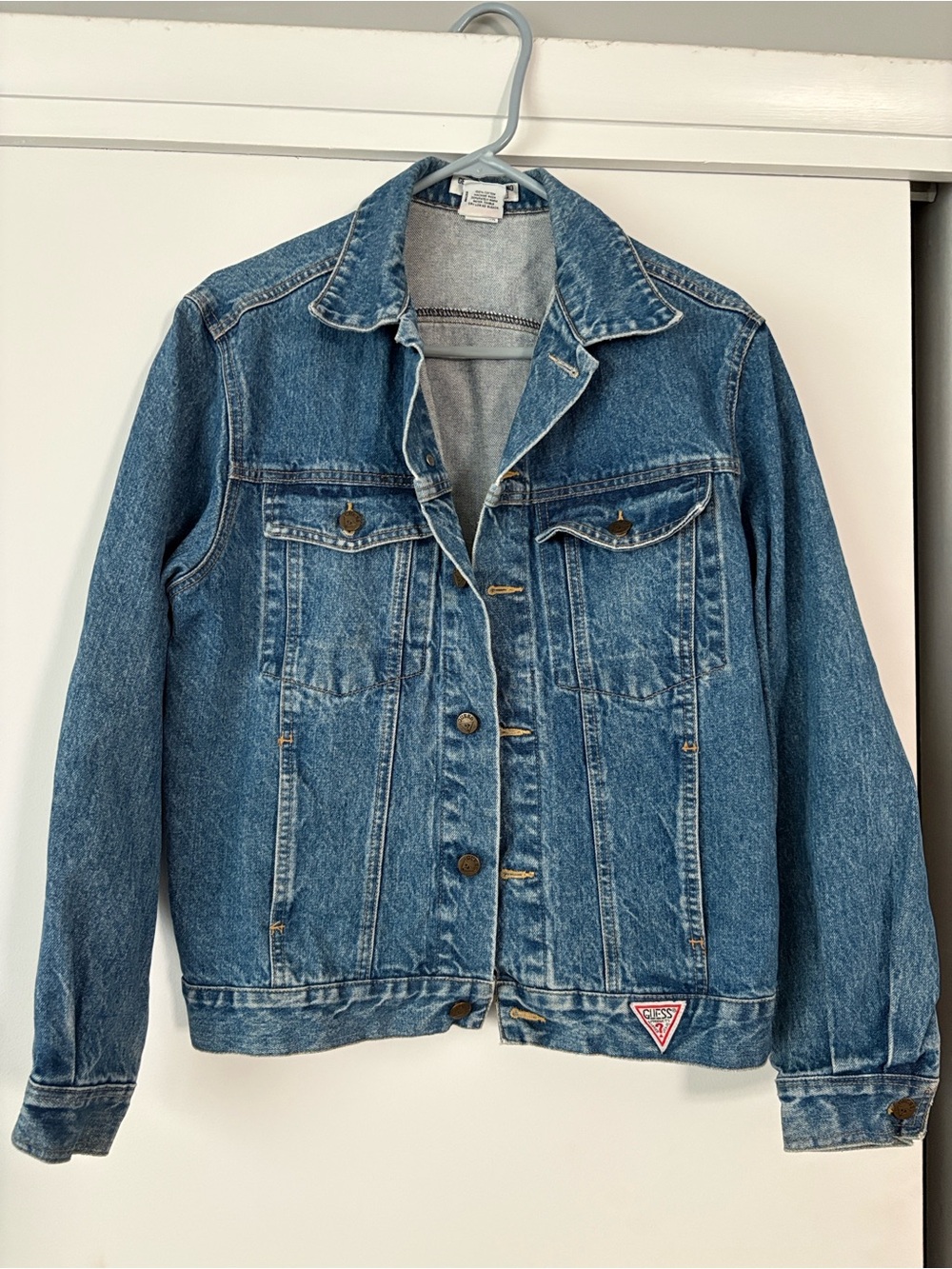 Vintage Guess by Marciano Men's Classic Blue Denim Jacket